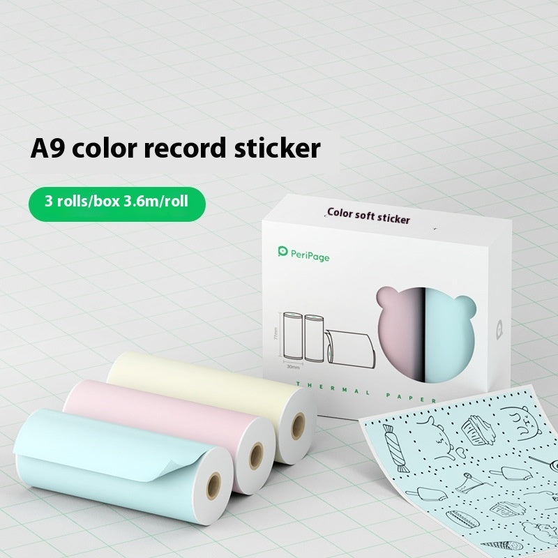 Mini Bluetooth Wireless Thermal Printer Paper Sticker Label Printer