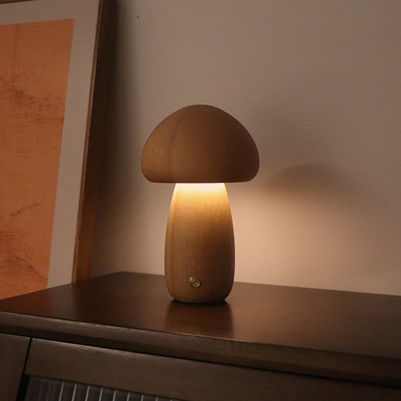 Mushroom LED Night Light With Touch Switch