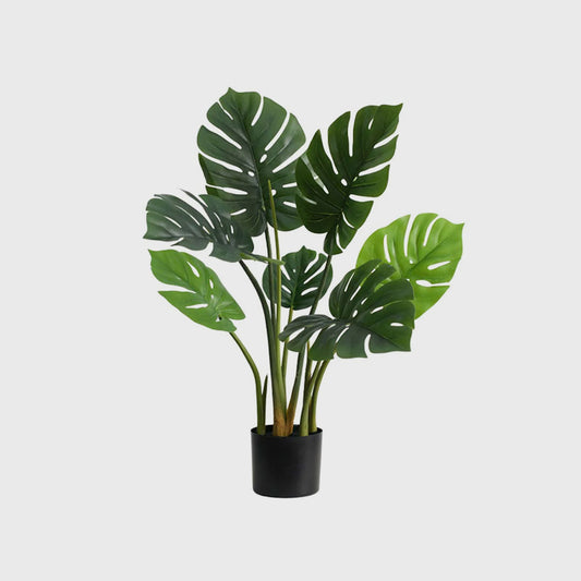 SOGA 80cm Artificial Potted Turtle Back Plant