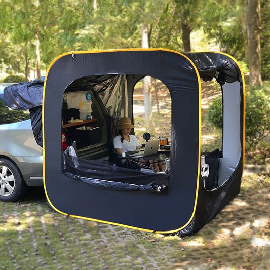 QuickShade Pop-up Car Tail Tent: Waterproof Outdoor Camping Shelter