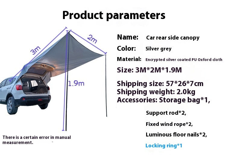 Car Trunk Canopy Camping Tent