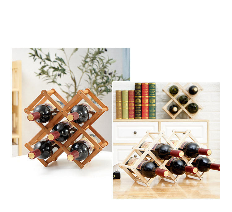 Folding Wine Rack