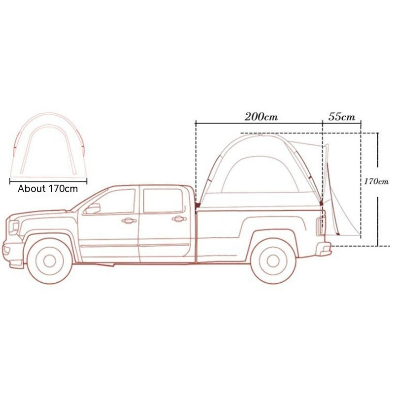 Multi-function Tent For Outdoor- Rear Box