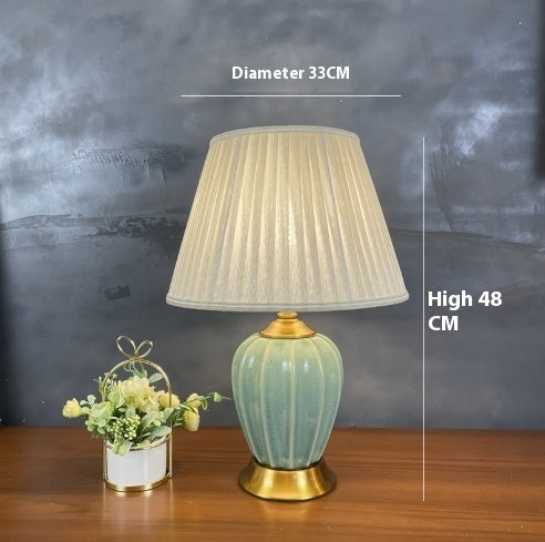 Bronze Ceramic Table Lamp