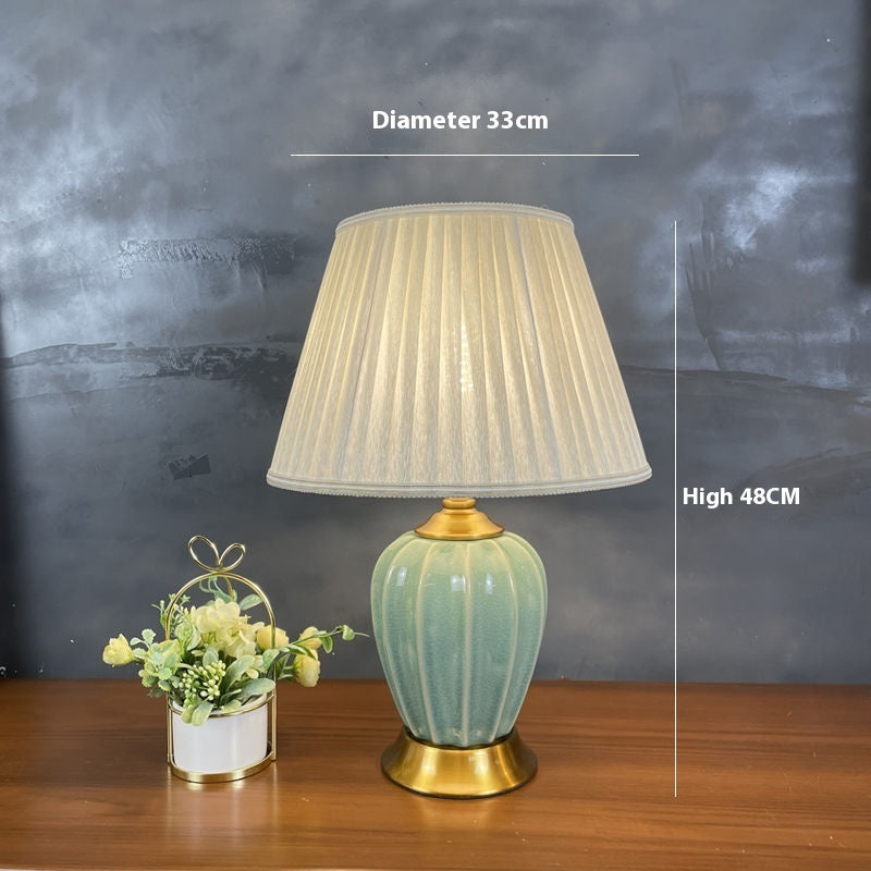 Bronze Ceramic Table Lamp