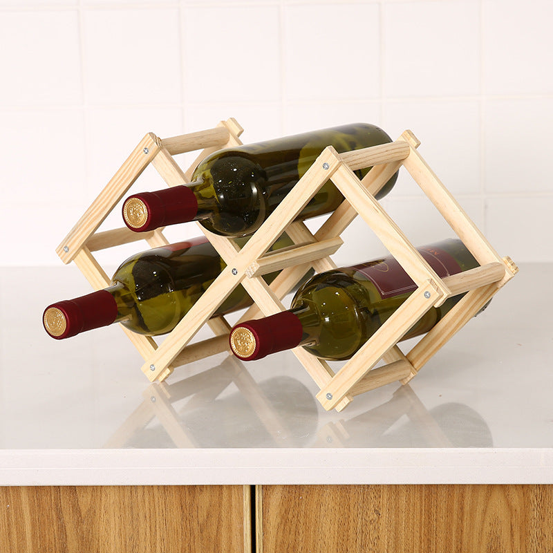 Wooden Wine Rack-Foldable