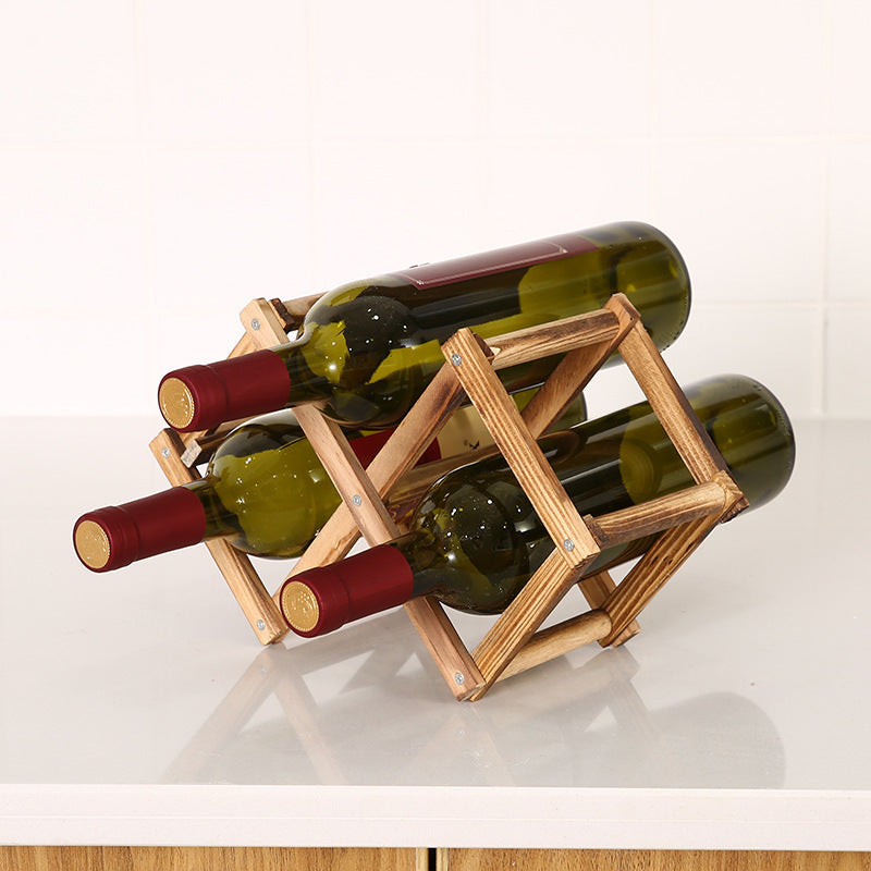 Wooden Wine Rack-Foldable