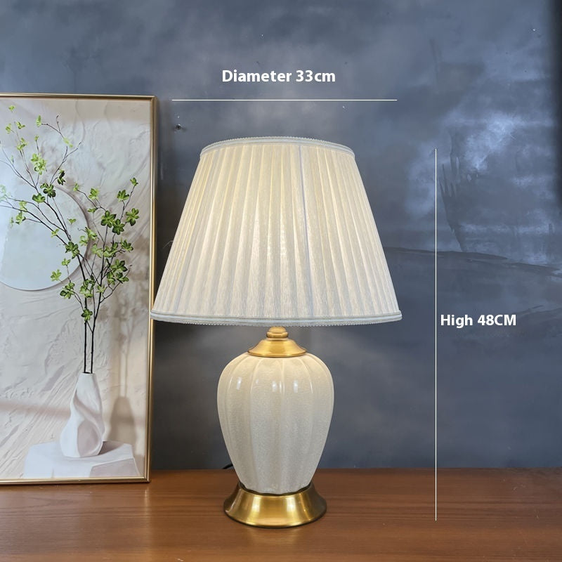 Bronze Ceramic Table Lamp